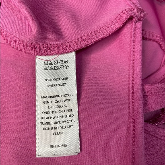 Happily Grey Women's Pink Sleeveless Corset Top Square Neck Tank, Size Small - Picture 6 of 6